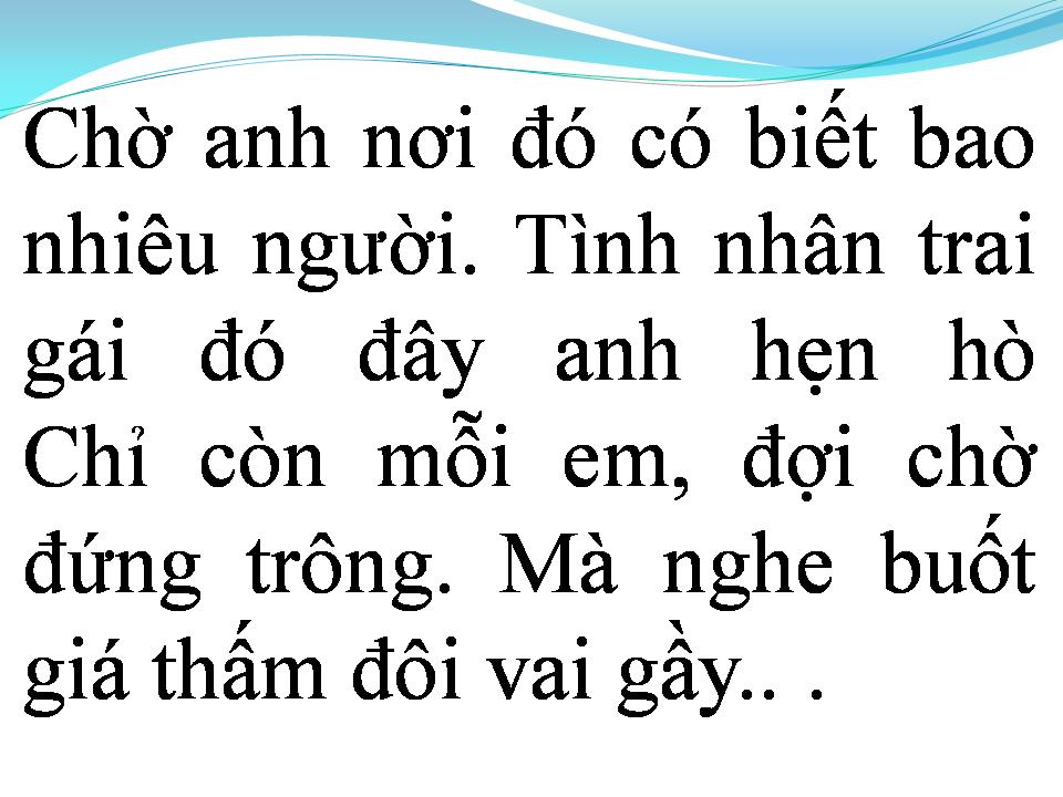 Lời bài hát TÀN TRO
