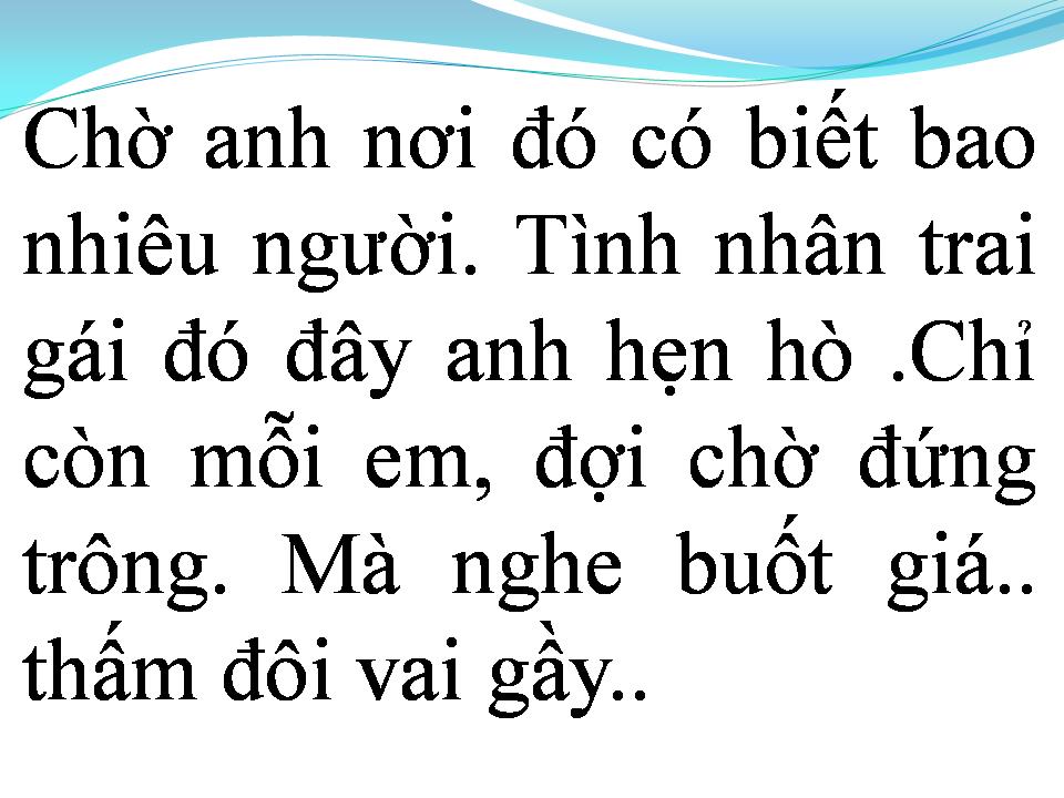 Lời bài hát TÀN TRO