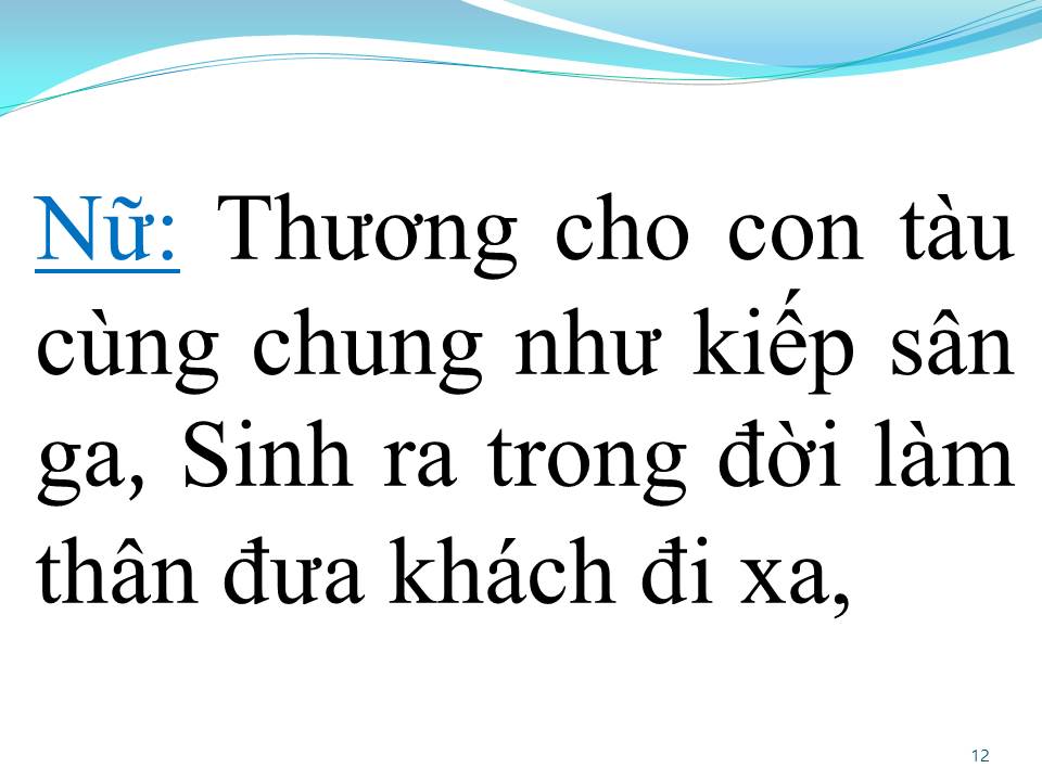 Lời bài hát TÀU VỀ QUÊ HƯƠNG (SONG CA)