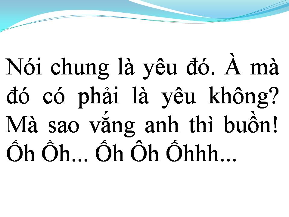 Lời bài hát TEEN VỌNG CỔ