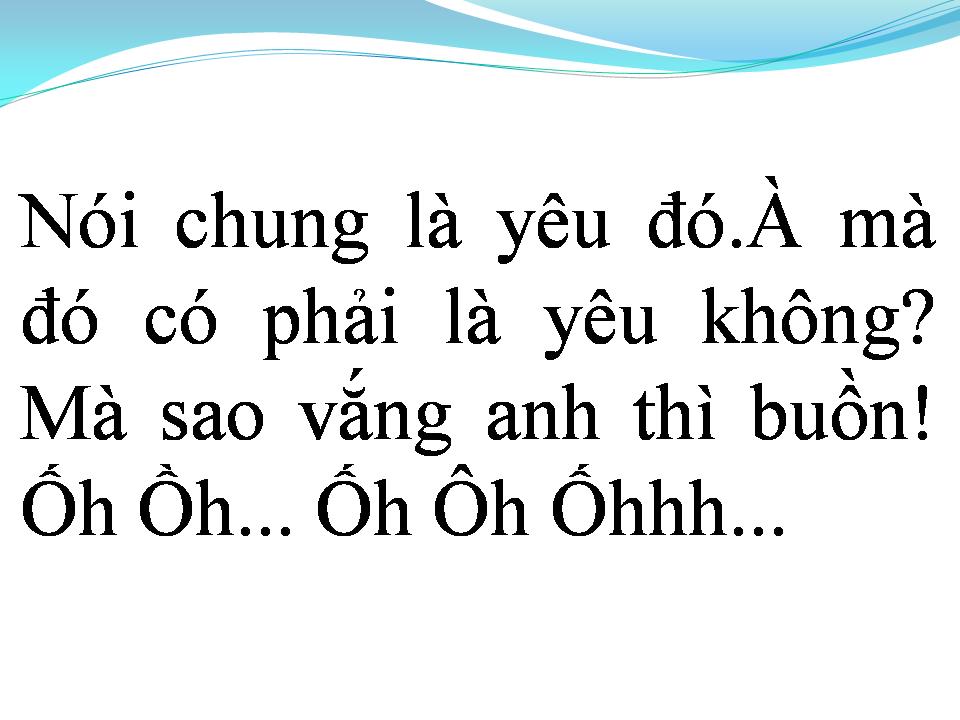 Lời bài hát TEEN VỌNG CỔ