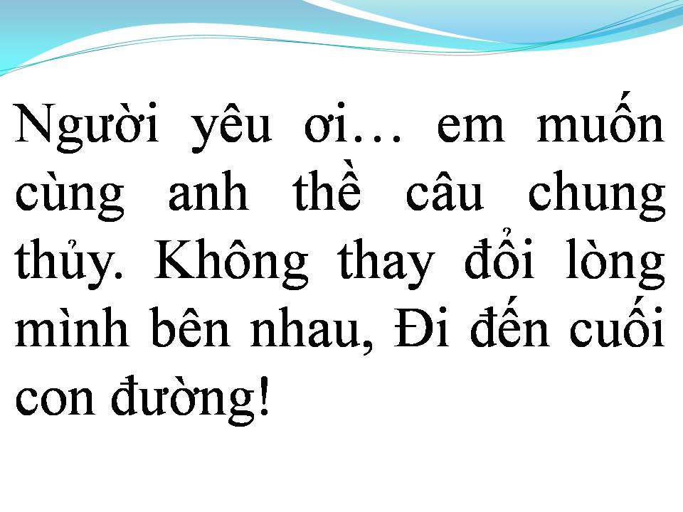Lời bài hát TEEN VỌNG CỔ