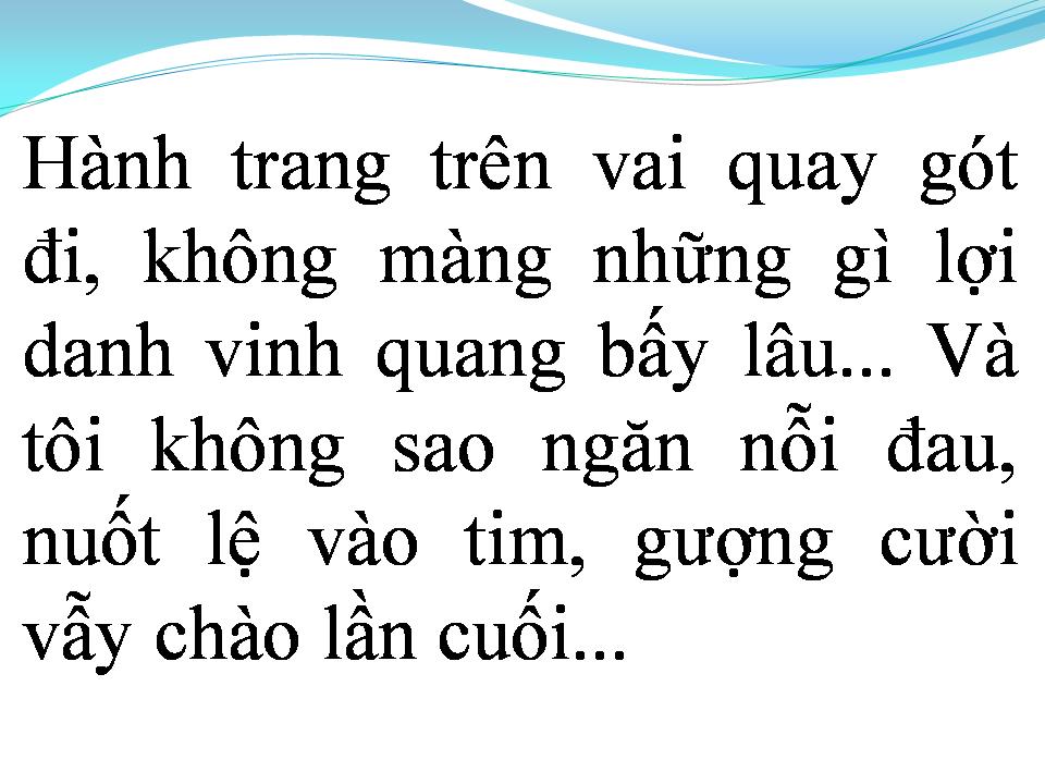Lời bài hát TIỄN BẠN LÊN ĐƯỜNG