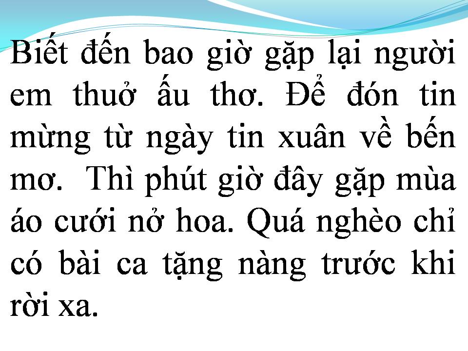 Lời bài hát TIỄN BƯỚC SANG NGANG