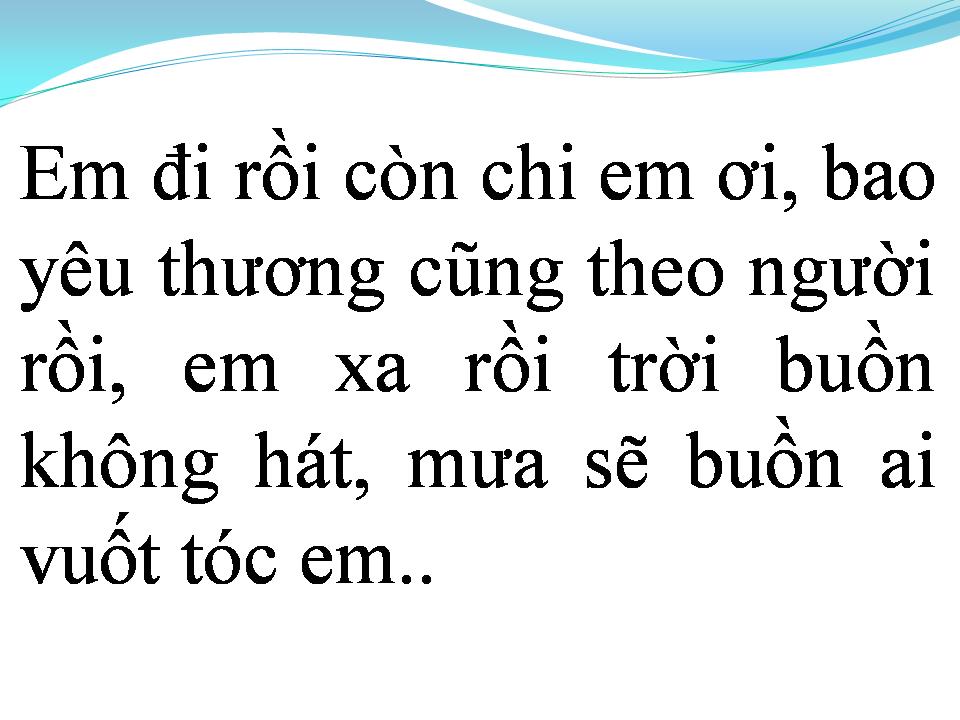 Lời bài hát TIỄN ĐƯA