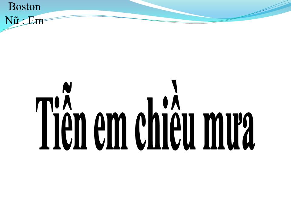 Lời bài hát TIỄN EM CHIỀU MƯA