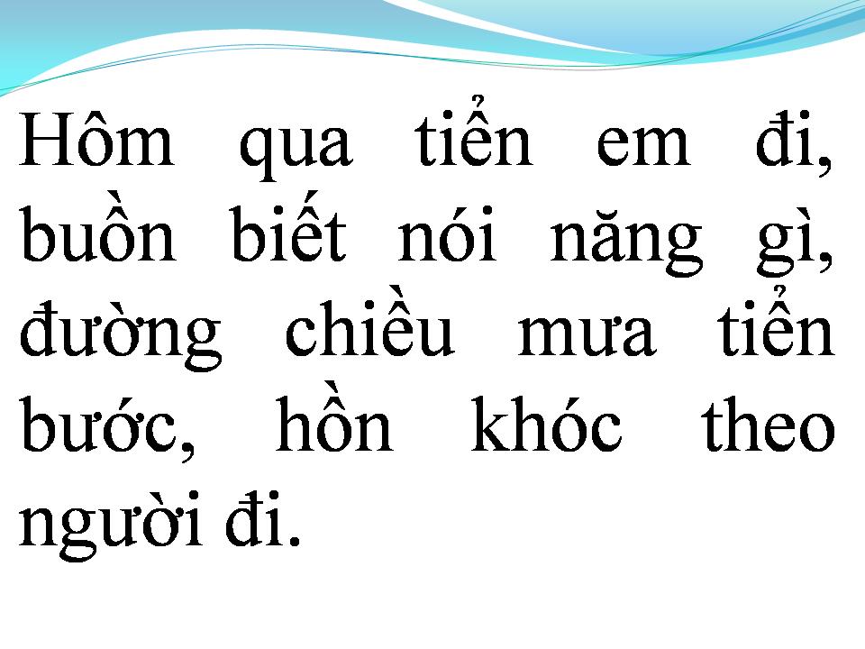 Lời bài hát TIỄN EM CHIỀU MƯA