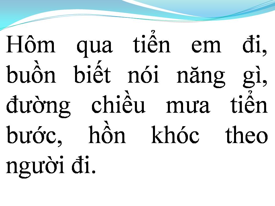 Lời bài hát TIỄN EM CHIỀU MƯA