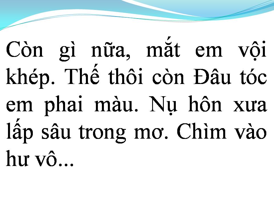 Lời bài hát TIỄN EM LẦN CUỐI