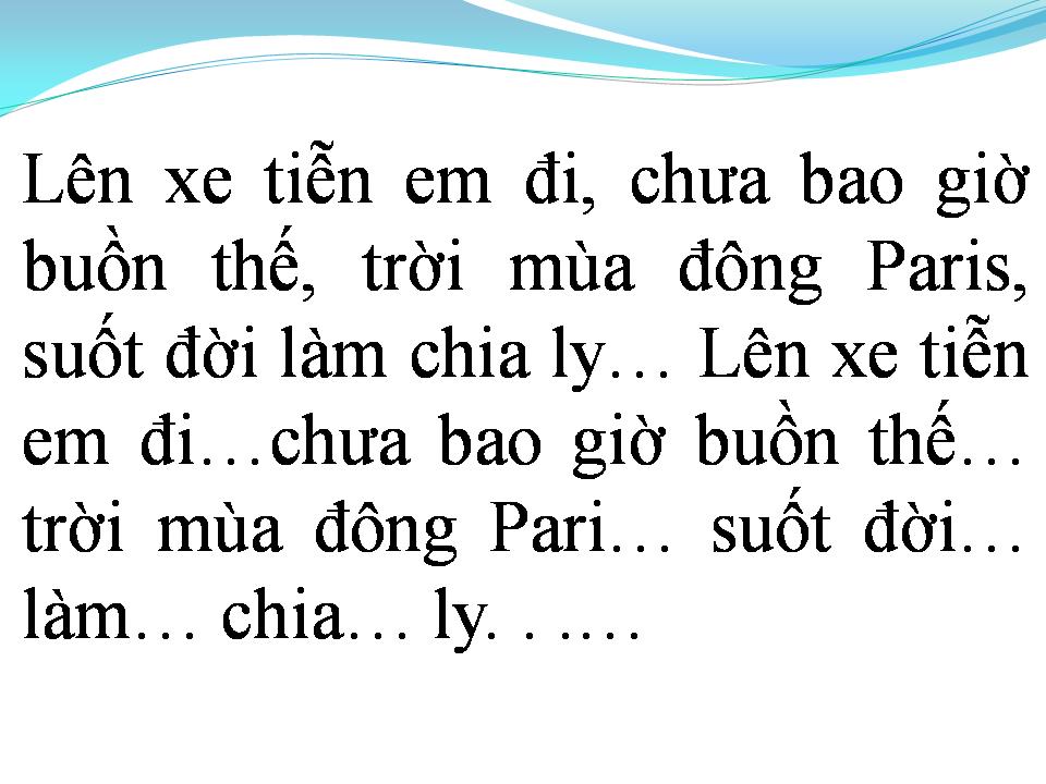 Lời bài hát TIỄN EM
