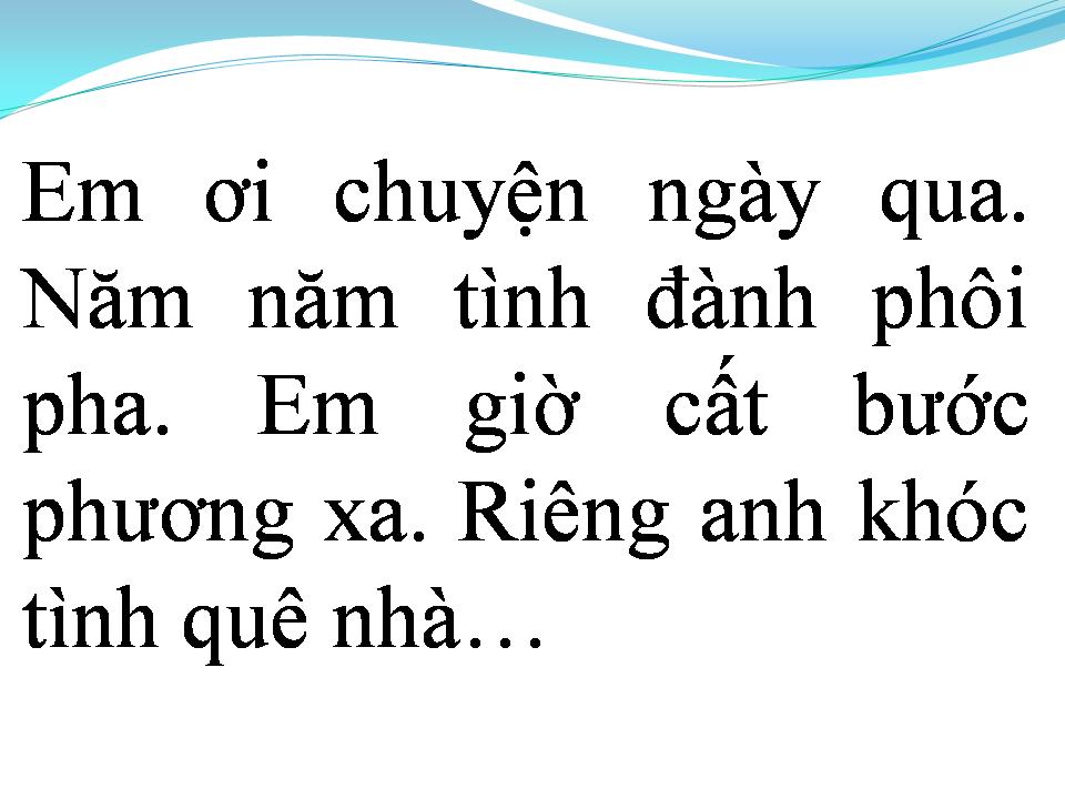 Lời bài hát TIỄN MỘT NGƯỜI ĐI