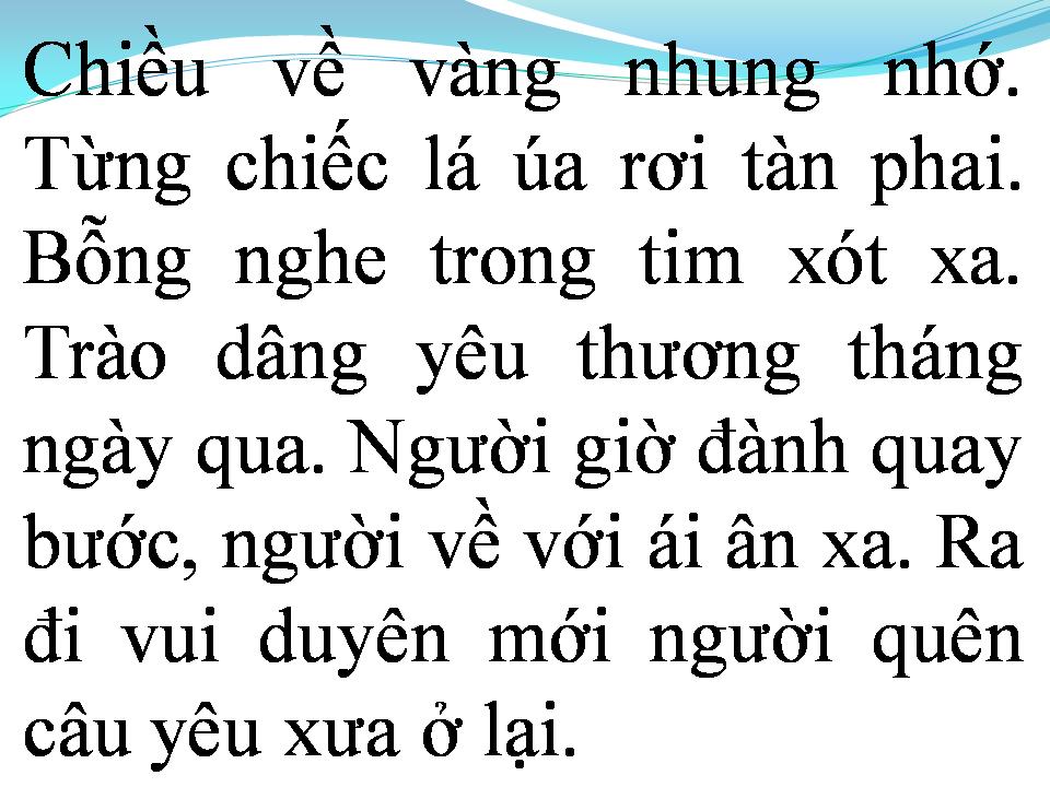 Lời bài hát TIỄN NHAU LẦN CUỐI