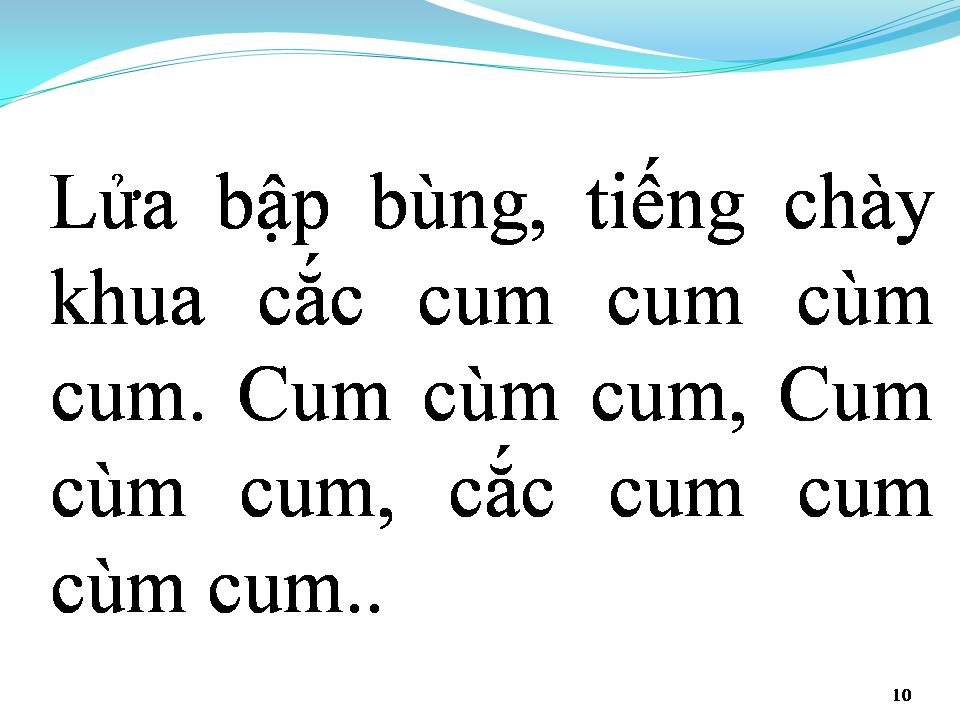 Lời bài hát TIẾNG CHÀY TRÊN SÓC BOM BO