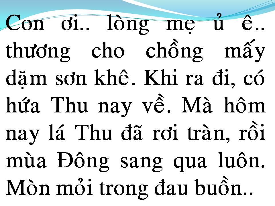 Lời bài hát TIẾNG CÒI TRONG SƯƠNG ĐÊM