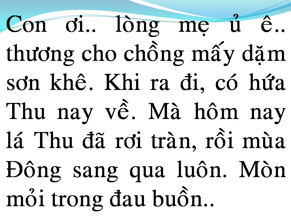 Lời bài hát TIẾNG CÒI TRONG SƯƠNG ĐÊM