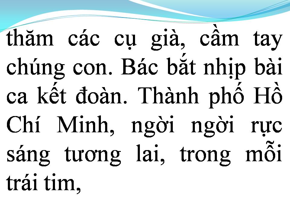 Lời bài hát TIẾNG HÁT TỪ THÀNH PHỐ MANG TÊN NGƯỜI