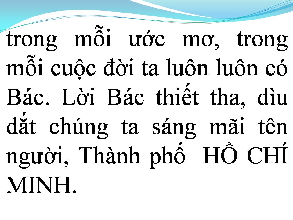 Lời bài hát TIẾNG HÁT TỪ THÀNH PHỐ MANG TÊN NGƯỜI