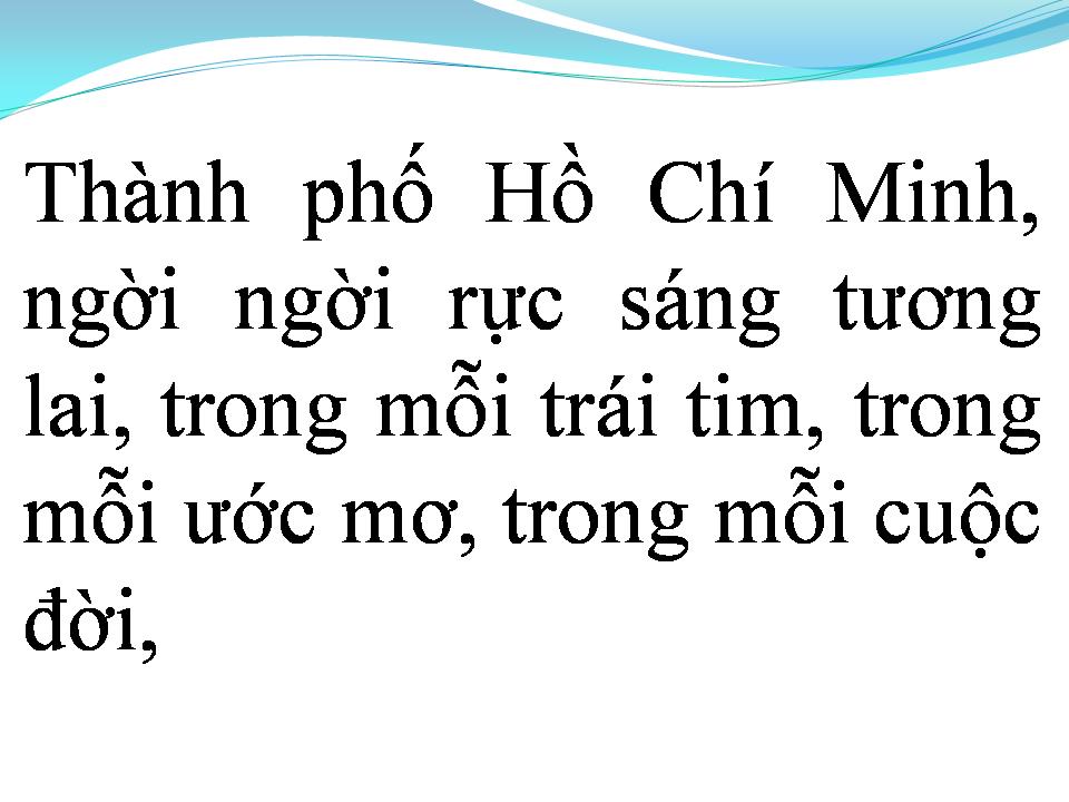 Lời bài hát TIẾNG HÁT TỪ THÀNH PHỐ MANG TÊN NGƯỜI
