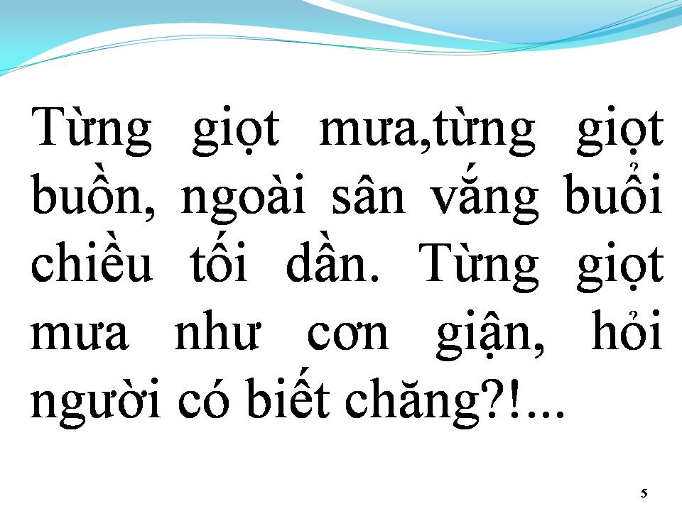 Lời bài hát TIẾNG MƯA ĐÊM
