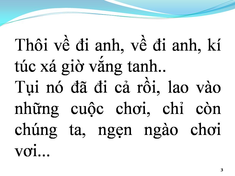 Lời bài hát TIẾNG RAO