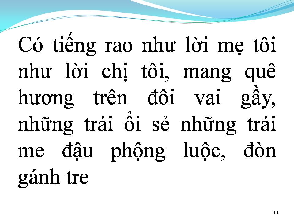 Lời bài hát TIẾNG RAO