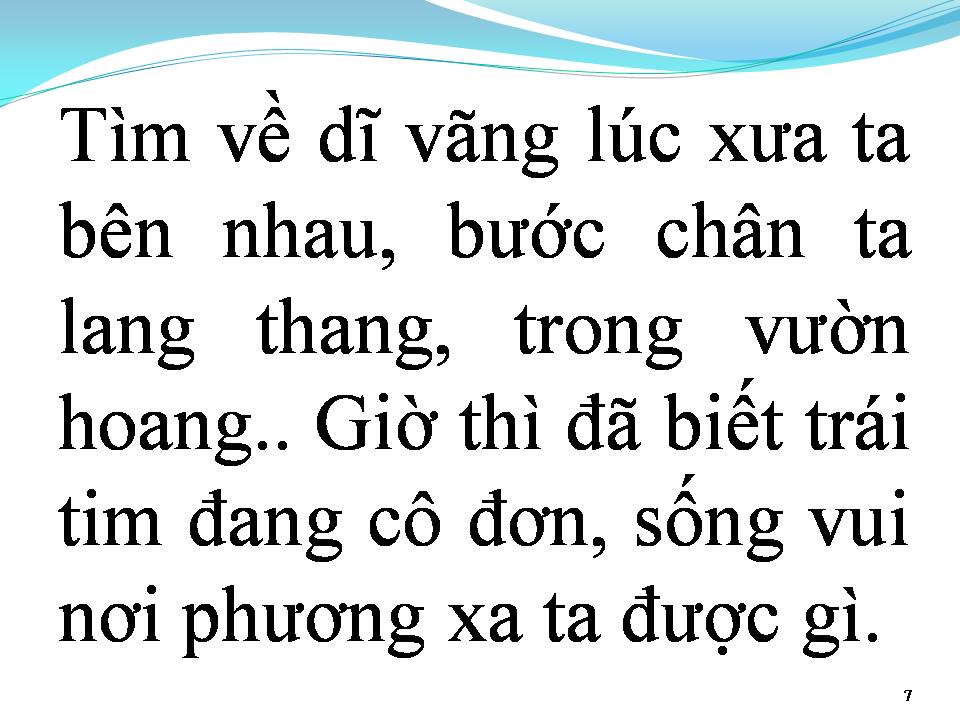 Lời bài hát TIẾNG SÉT NƠI VƯỜN HOANG