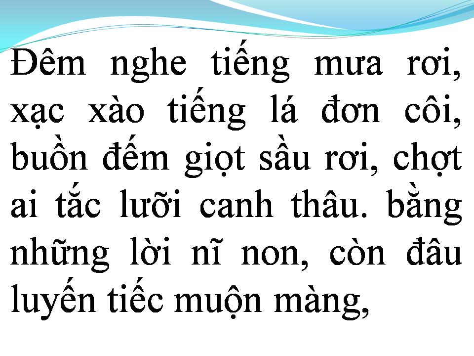 Lời bài hát TIẾNG THẠCH SÙNG