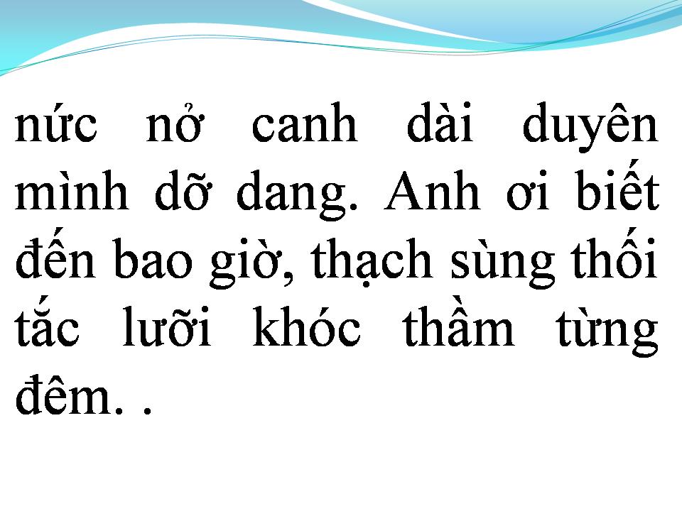 Lời bài hát TIẾNG THẠCH SÙNG