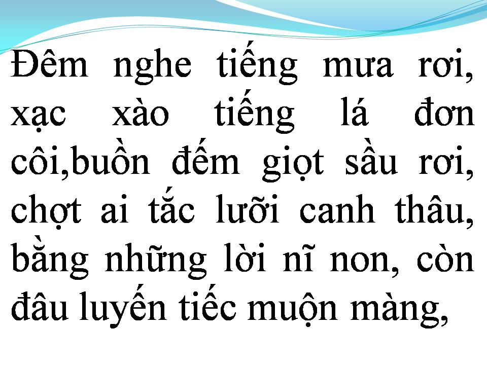 Lời bài hát TIẾNG THẠCH SÙNG