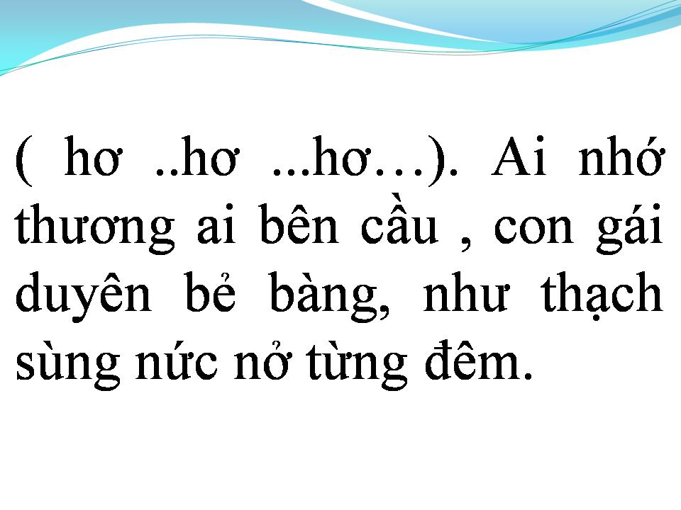 Lời bài hát TIẾNG THẠCH SÙNG