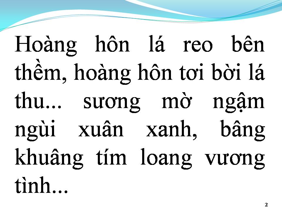 Lời bài hát TIẾNG XƯA