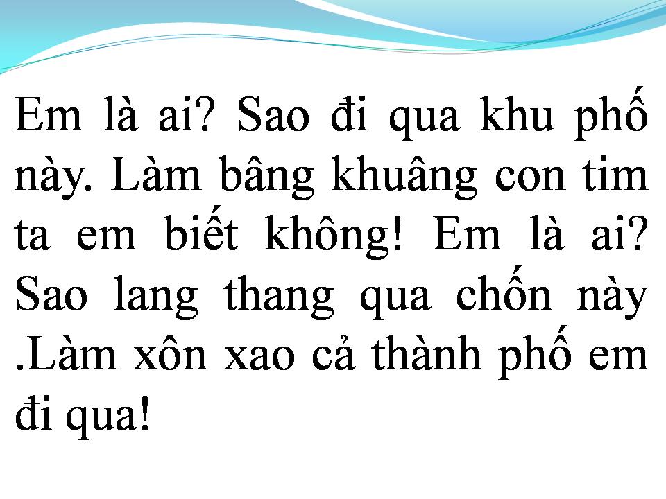 Lời bài hát TIỂU THƯ CON GÁI NHÀ AI