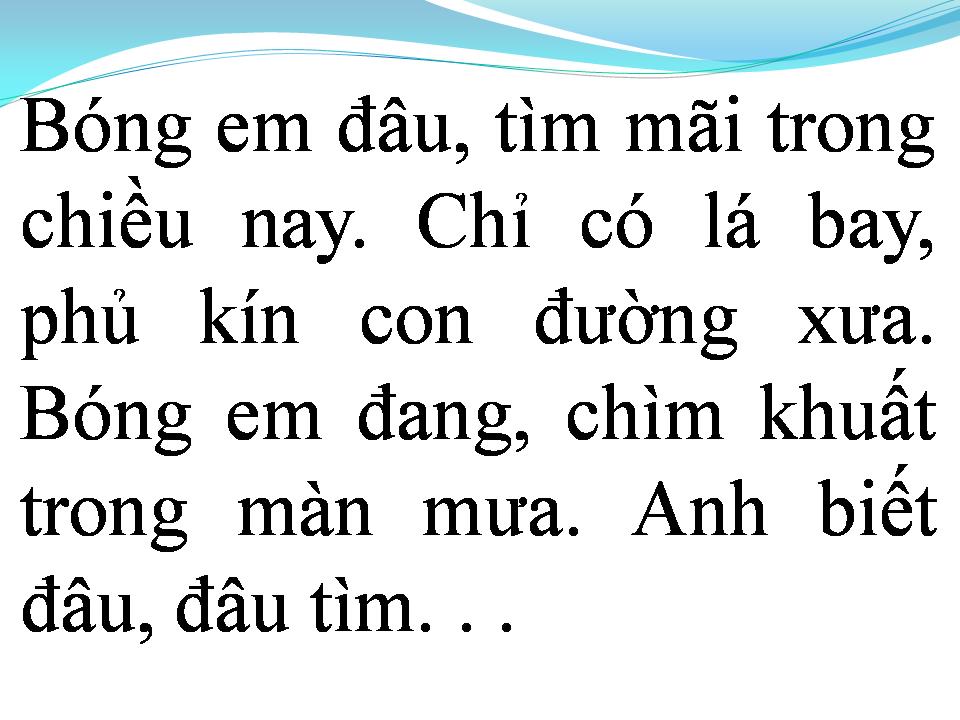 Lời bài hát TÌM ĐÂU