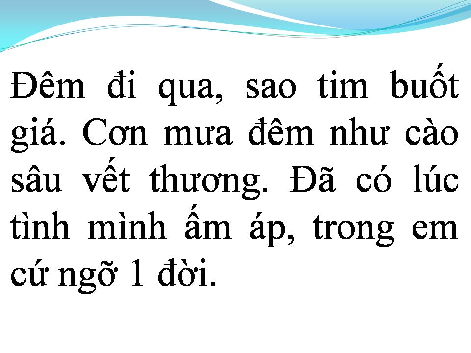 Lời bài hát TÌM LẠI GIẤC MƠ