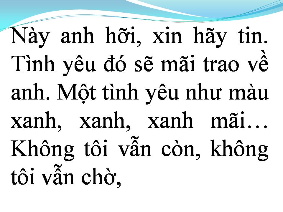 Lời bài hát TÌNH HAI NGÀN