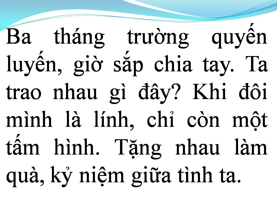 Lời bài hát TÌNH BẠN QUANG TRUNG
