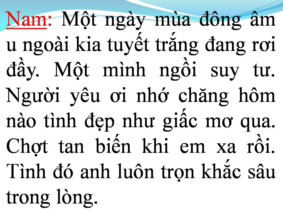 Lời bài hát TÌNH BĂNG GIÁ