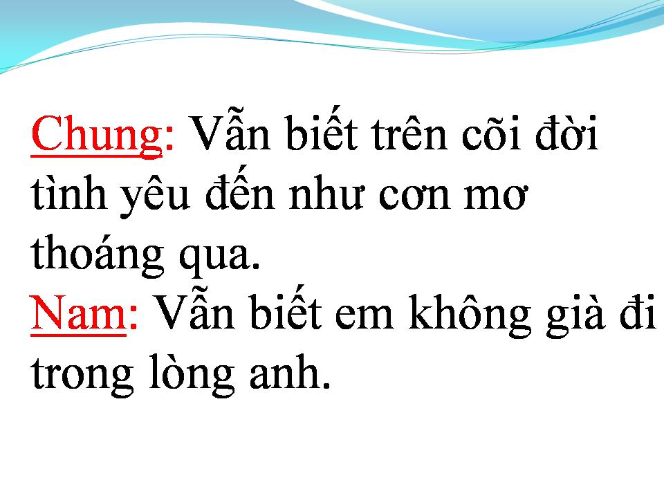 Lời bài hát TÌNH BĂNG GIÁ