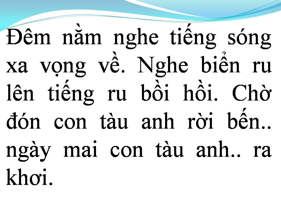 Lời bài hát TÌNH BIỂN