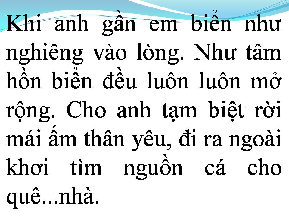 Lời bài hát TÌNH BIỂN