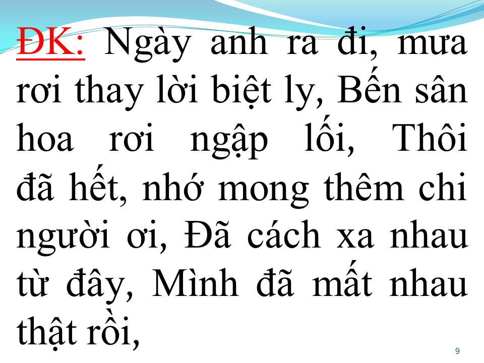 Lời bài hát TÌNH BUỒN