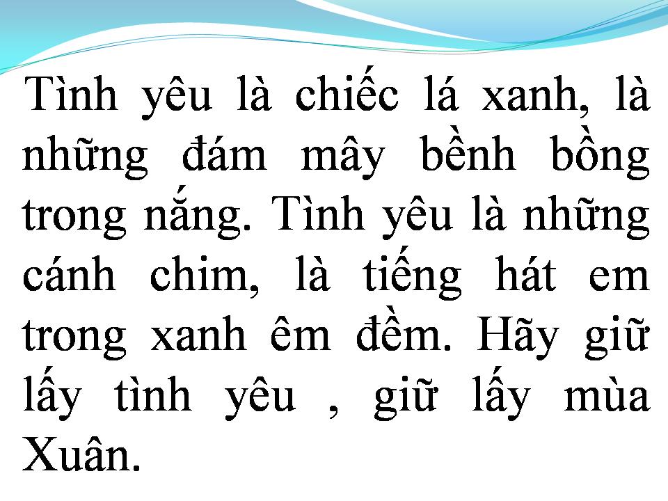 Lời bài hát TÌNH CA CHO EM