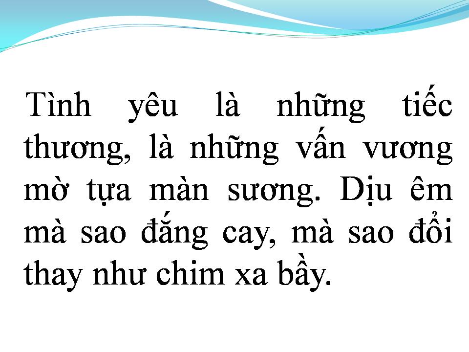 Lời bài hát TÌNH CA CHO EM