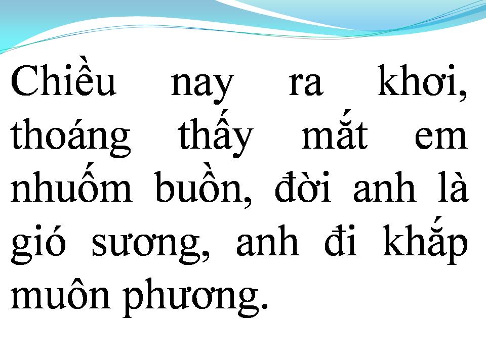 Lời bài hát TÌNH CA NGƯỜI ĐI BIỂN