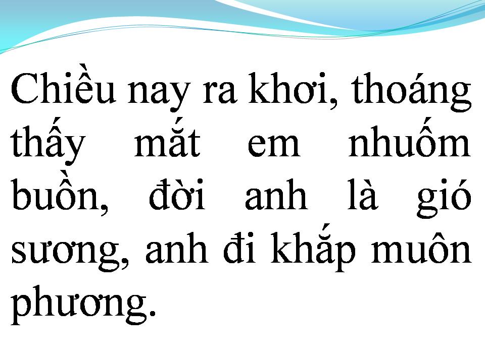 Lời bài hát TÌNH CA NGƯỜI ĐI BIỂN