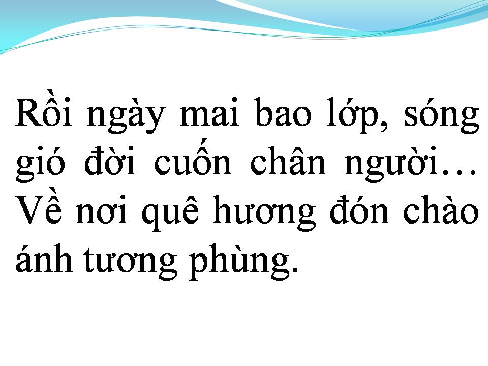 Lời bài hát TÌNH CA NGƯỜI XA XỨ