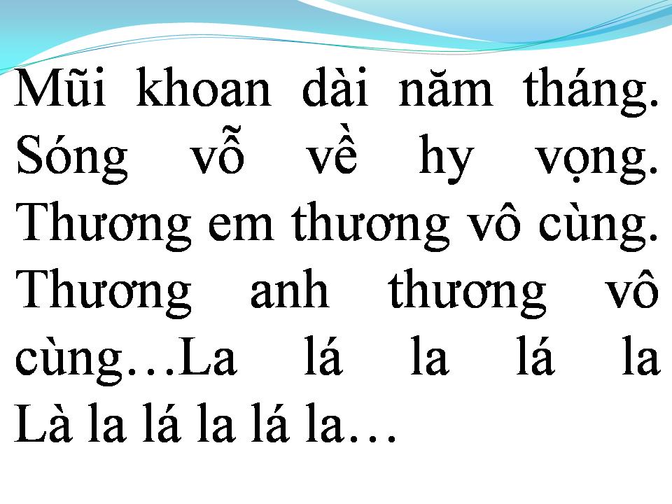 Lời bài hát TÌNH CA VŨNG TÀU