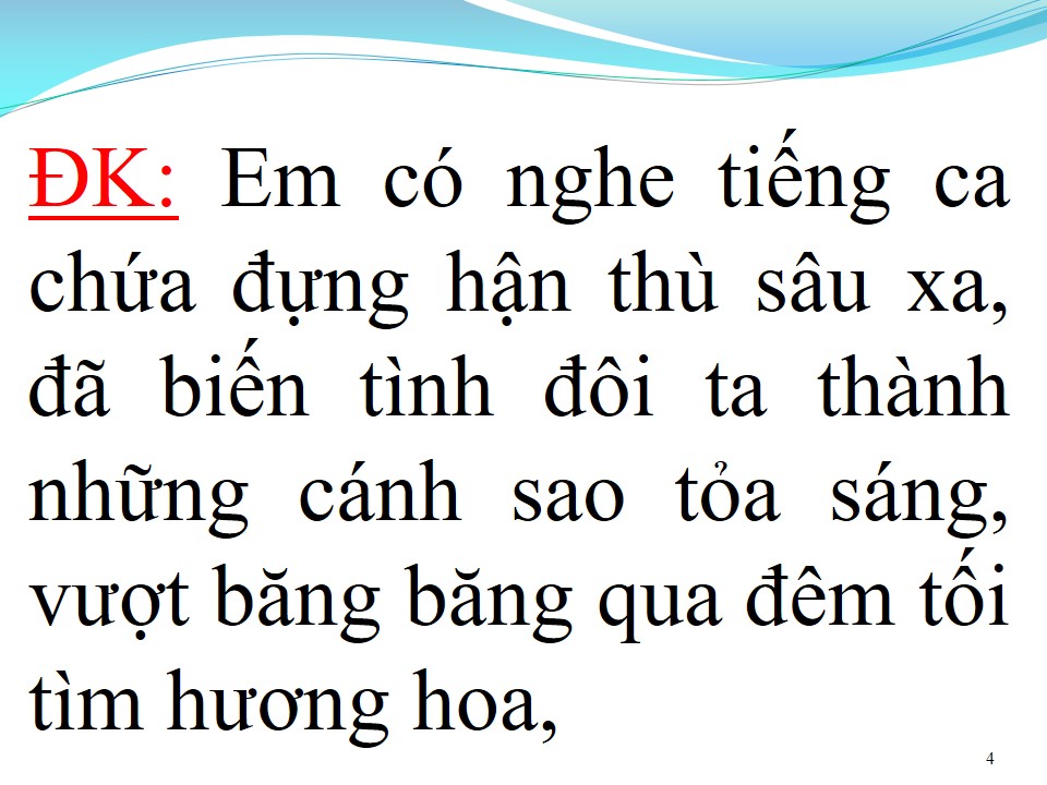 Lời bài hát TÌNH CA
