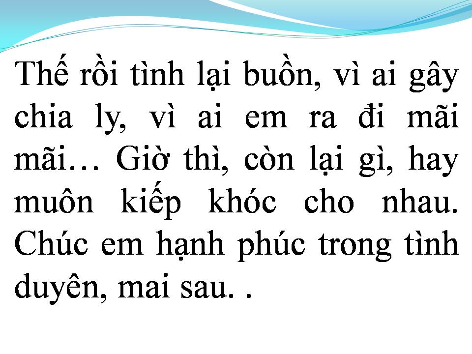 Lời bài hát TÌNH CHẾT THEO MÙA ĐÔNG