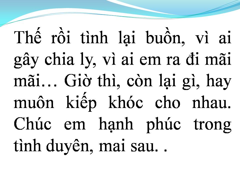 Lời bài hát TÌNH CHẾT THEO MÙA ĐÔNG